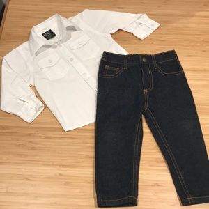 American Hawk Sz 18 Month 2pc Baby Boy Set